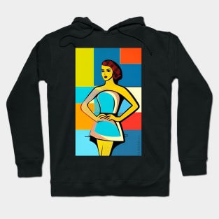 Pop Art Pin Up Girl Hoodie